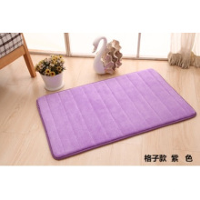 Coral Fleece Mat with Anti Slip Backing